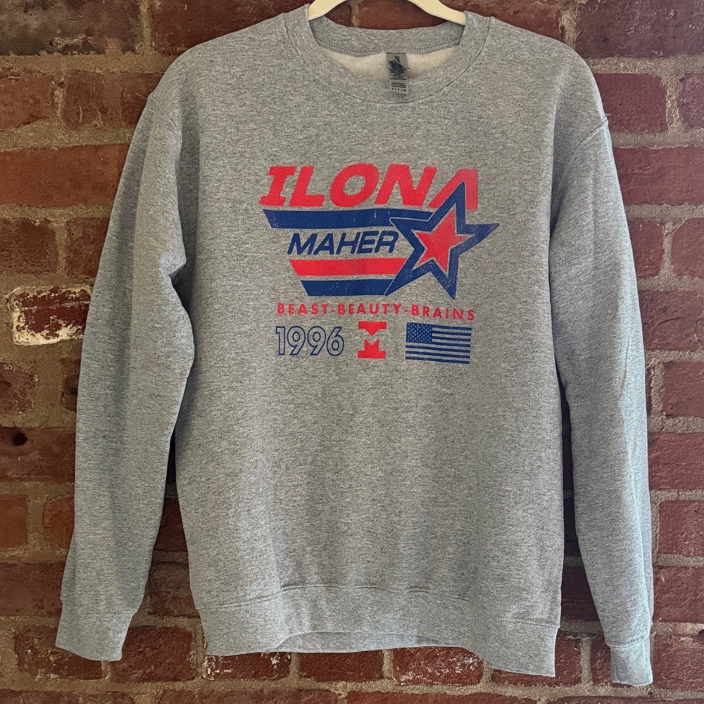 Ilona Maher Gray Sweatshirt